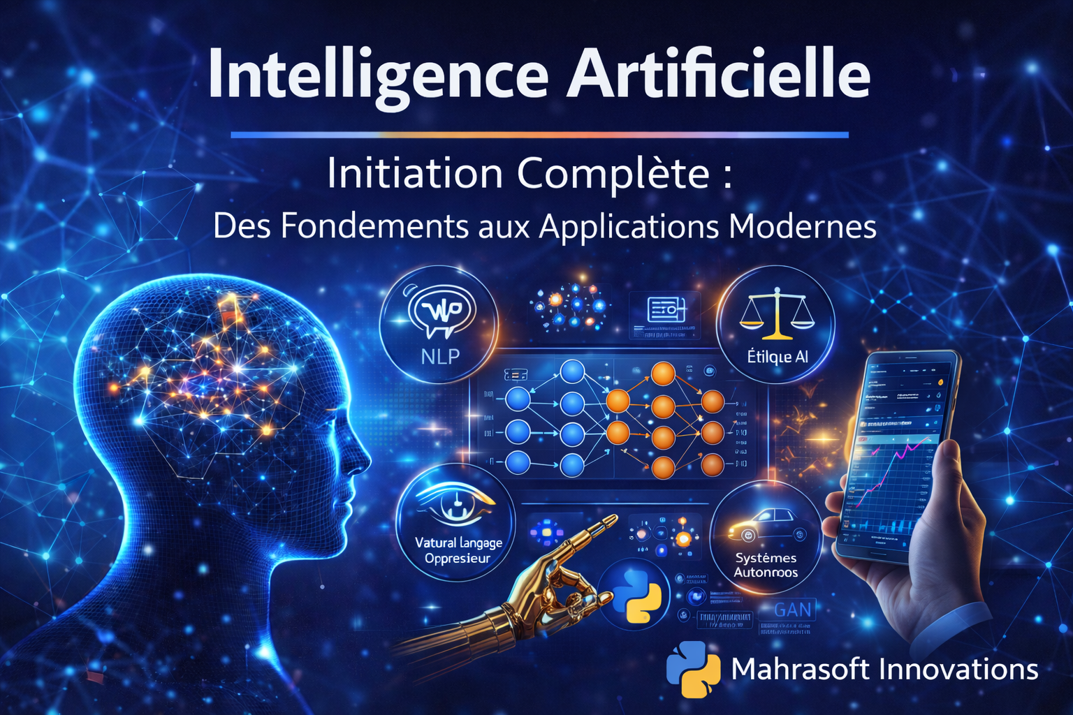 Intelligence Artificielle – Initiation Complète : Des Fondements aux Applications Modernes