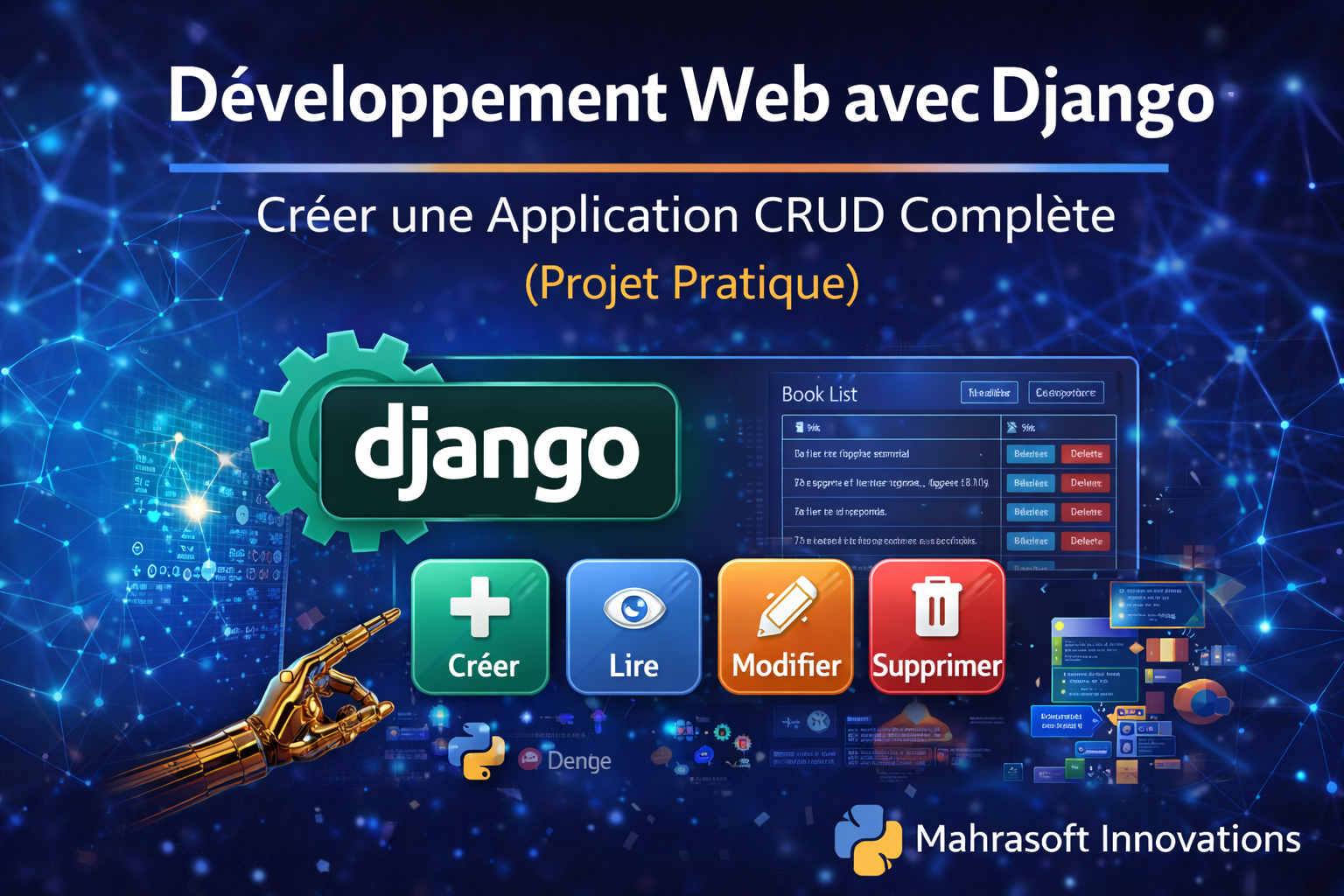 Développement Web avec Django – Créer une Application CRUD Complète (Projet Pratique)